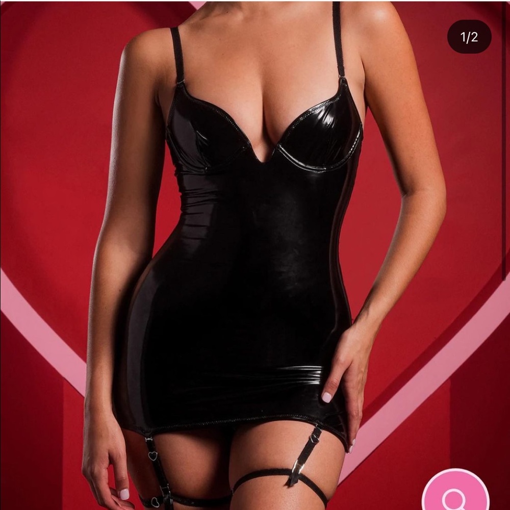 VOIGHT BY VALENTINA ANGIE LATEX DRESS